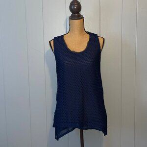 Alberto Makali Lightweight Blue Blouse Size Medium